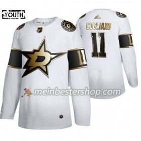 Dallas Stars Andrew Cogliano 11 Adidas 2019-2020 Golden Edition Weiß Trikot Authentic - Kinder